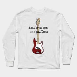 Ceci n´est pas une guitare vers.2 Long Sleeve T-Shirt